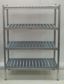 CCE Aluminum Shelving 4 Tier 1225mm x 450 x 1700 - $691.60 + GST