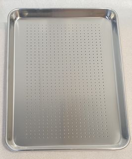 Aluminium Perforated Bun Pan - 440mm x 330 - New - $26.95 + GST
